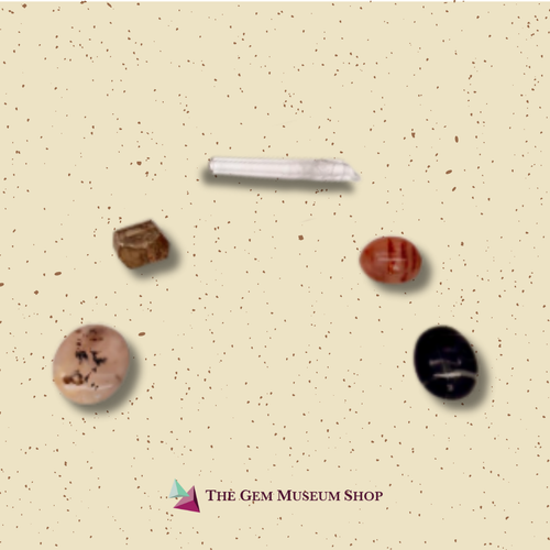 Examples of specimens from the S$5 mystery gem pouch selection; one specimen per bag